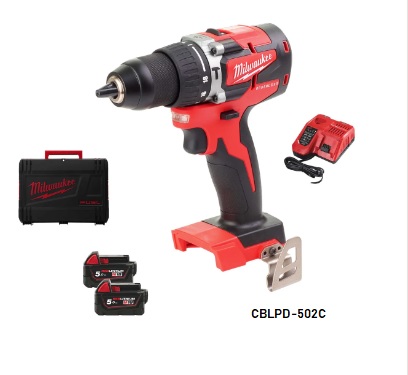 TRAPANO AVVITATORE M18 CBLPD-502C + 2 batterie 5AH - immagine 2