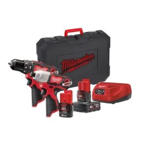 KIT M12™ TRAPANO CON PERCUSSIONE + AVVITATORE A IMPULSI (12V)