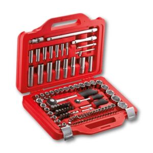Assortimento in cassetta con bussole esagonali e inserti USAG 601 1/4-1/2 J100