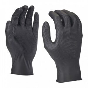 Guanti in nitrile monouso neri Milwaukee - box 50 pezzi